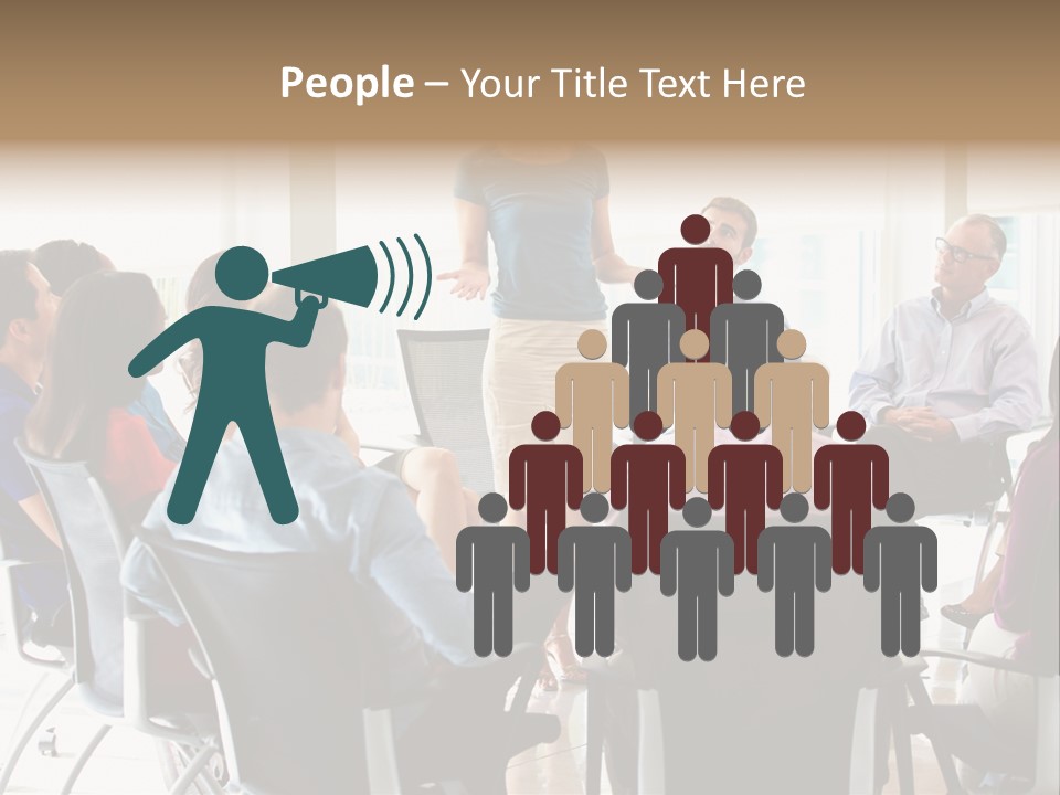 Grey Ball Background PowerPoint Template