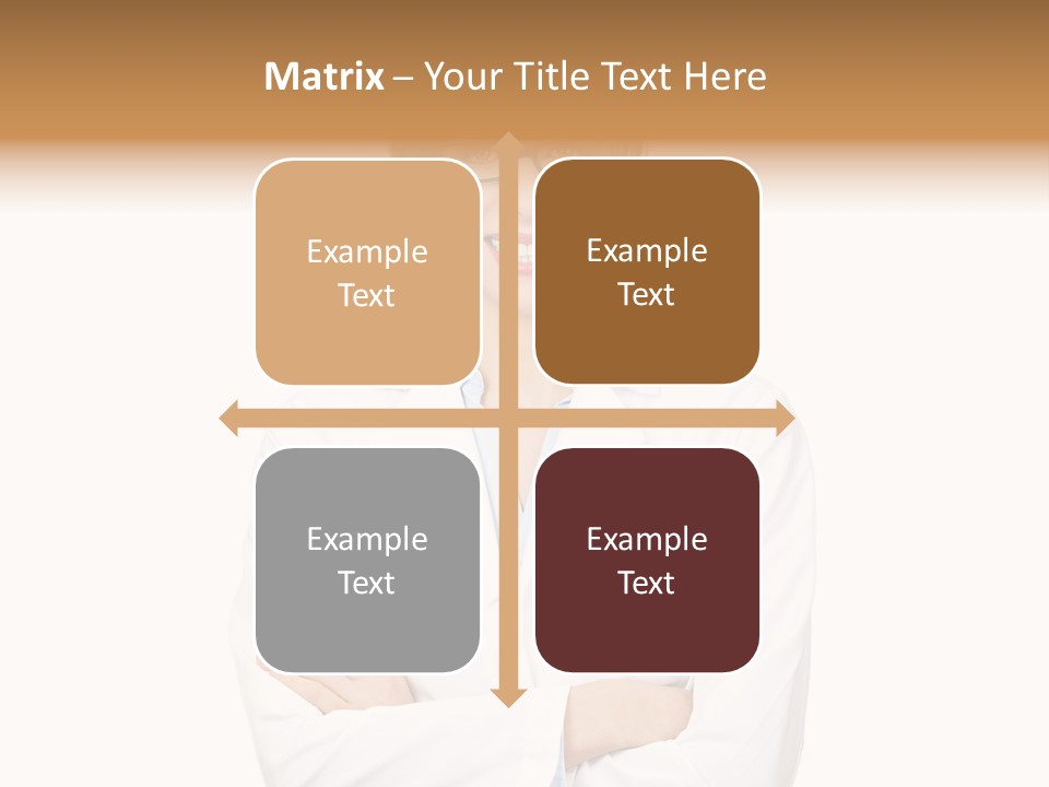 Downtown Illustration Shape PowerPoint Template