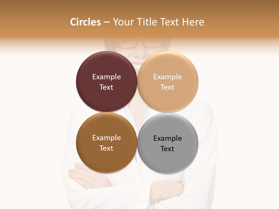 Downtown Illustration Shape PowerPoint Template