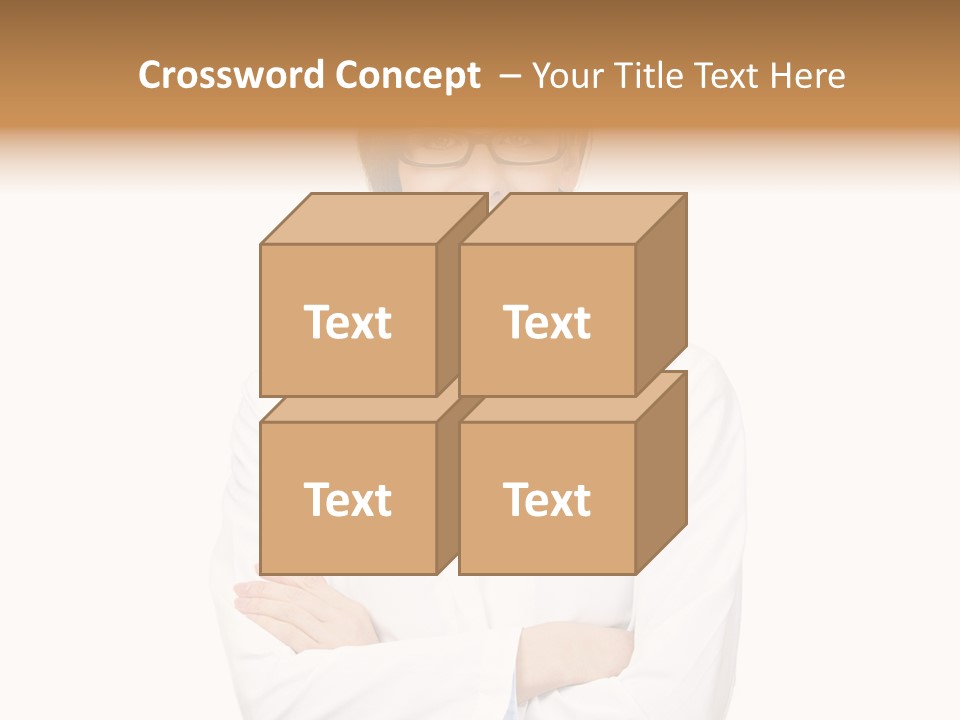 Downtown Illustration Shape PowerPoint Template