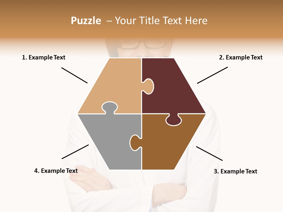 Downtown Illustration Shape PowerPoint Template