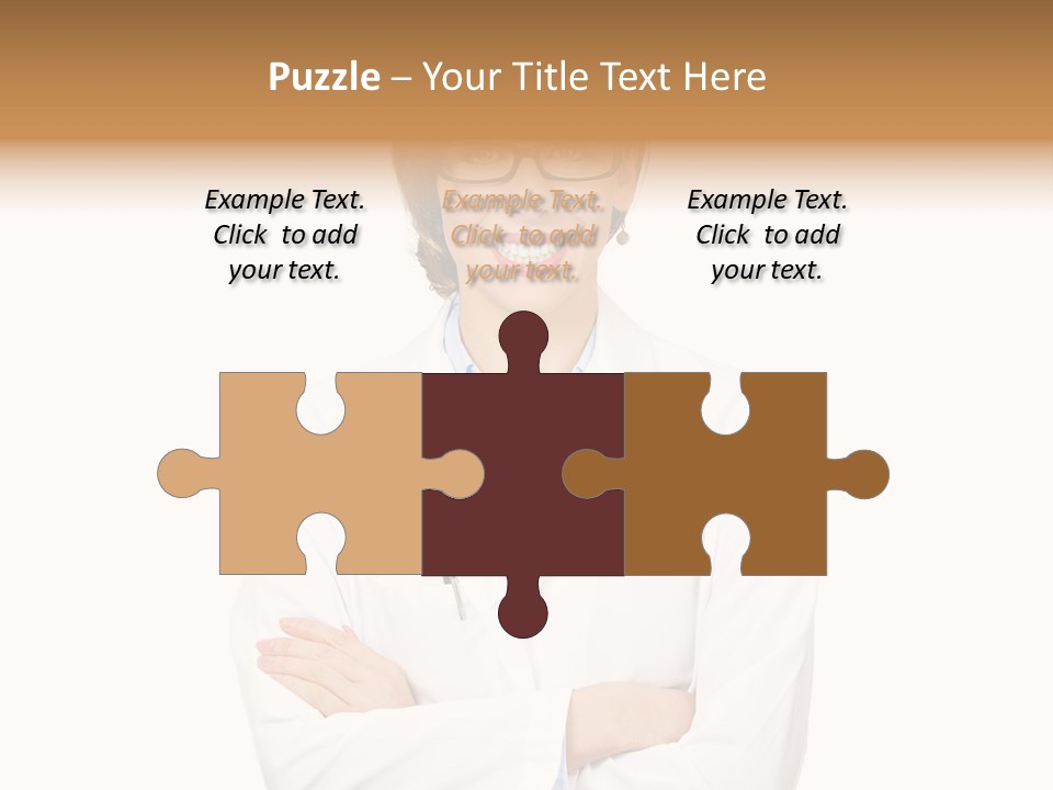 Downtown Illustration Shape PowerPoint Template