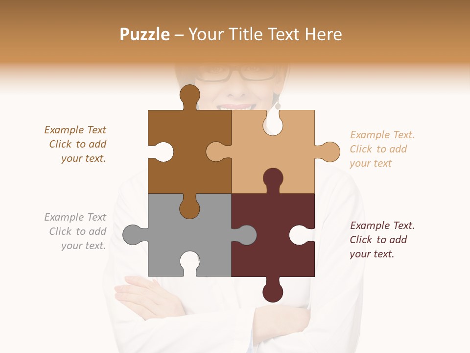 Downtown Illustration Shape PowerPoint Template