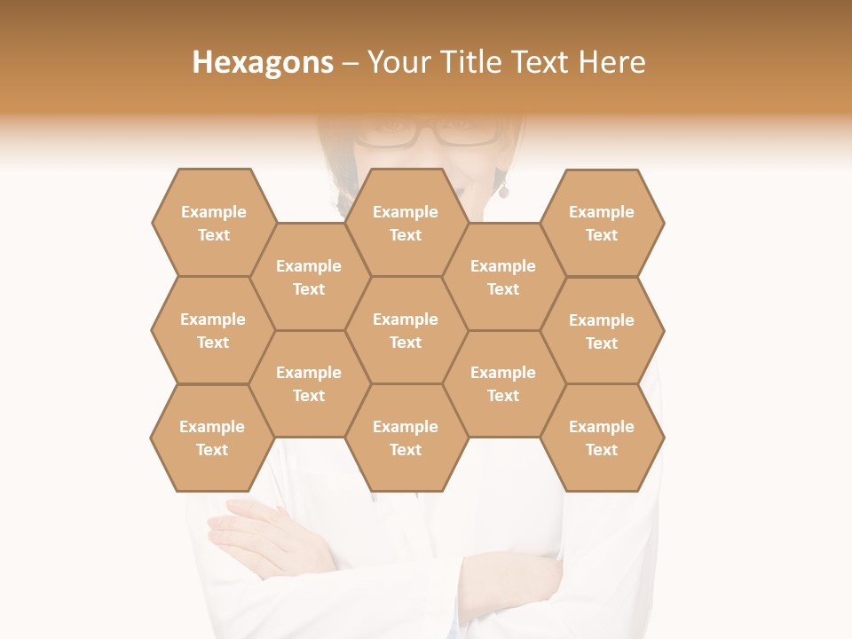 Downtown Illustration Shape PowerPoint Template