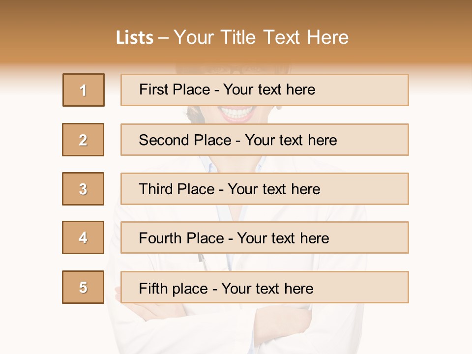 Downtown Illustration Shape PowerPoint Template