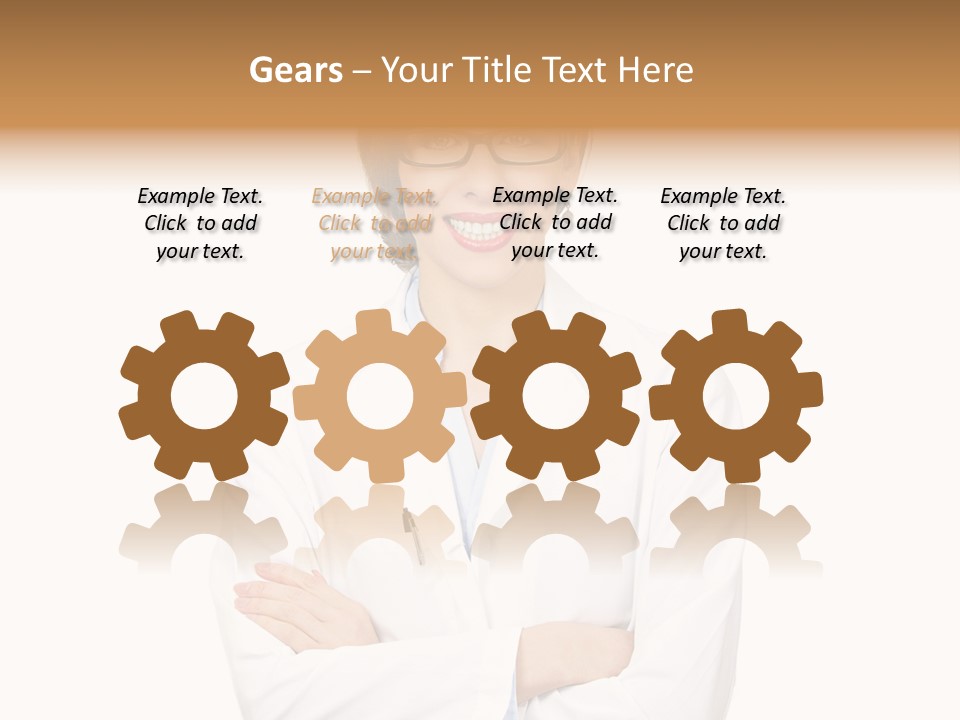 Downtown Illustration Shape PowerPoint Template