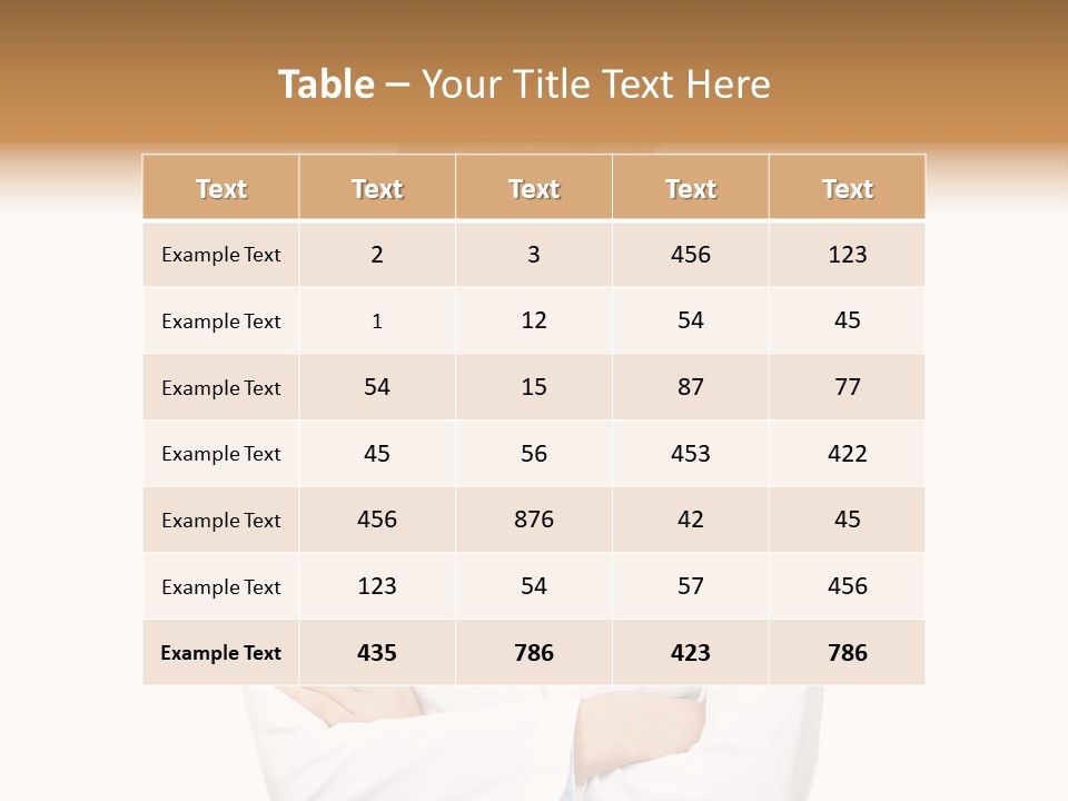 Downtown Illustration Shape PowerPoint Template