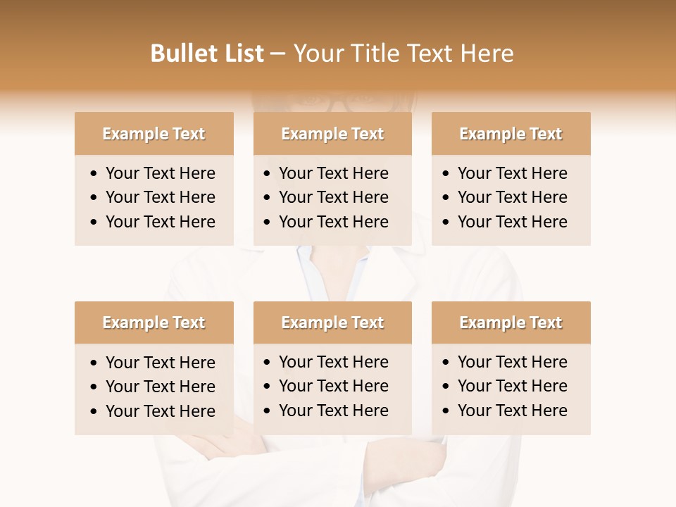 Downtown Illustration Shape PowerPoint Template