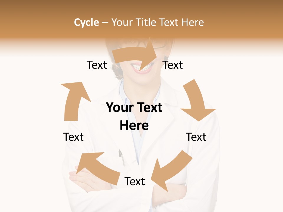 Downtown Illustration Shape PowerPoint Template