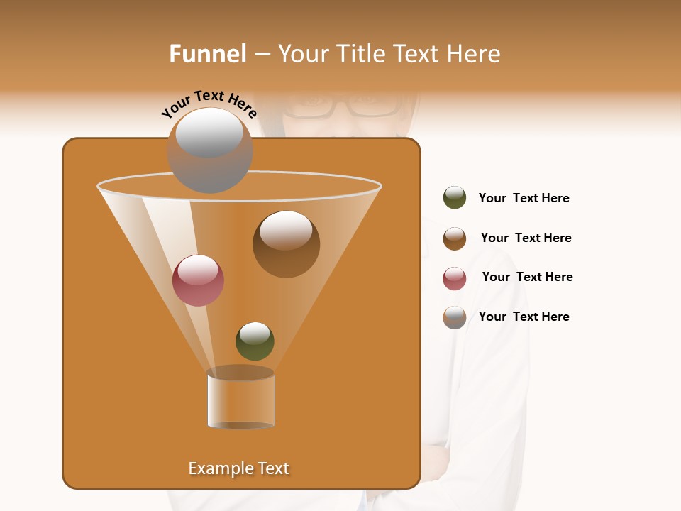 Downtown Illustration Shape PowerPoint Template