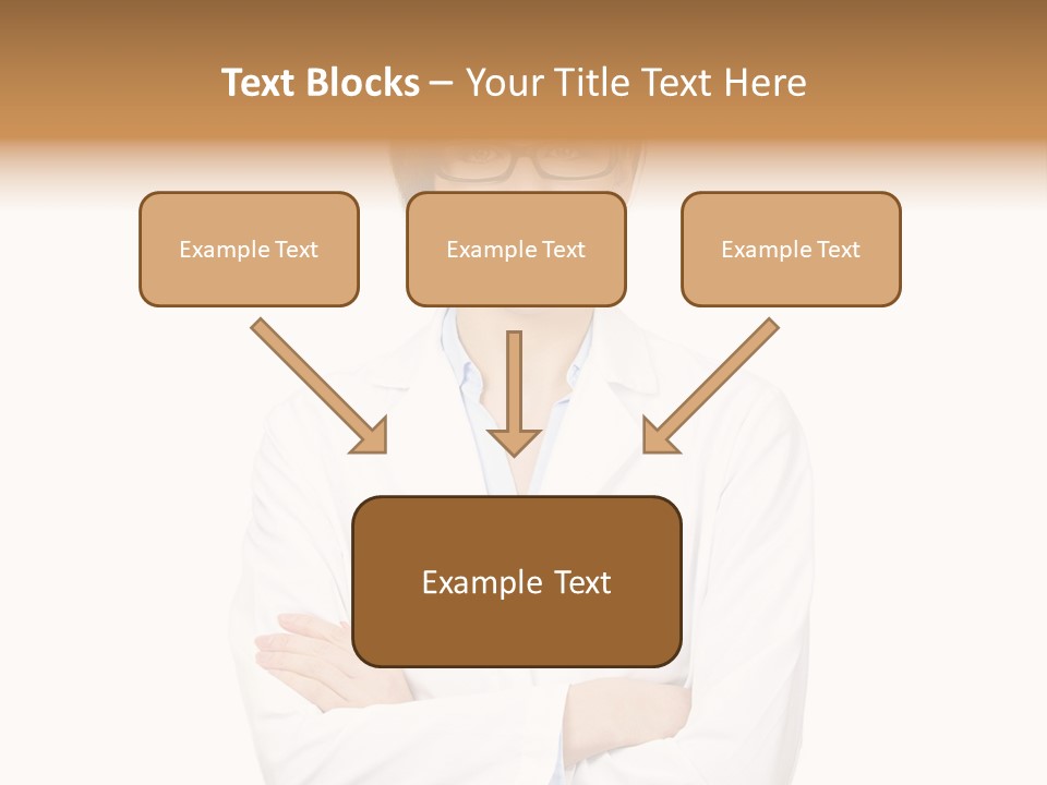 Downtown Illustration Shape PowerPoint Template