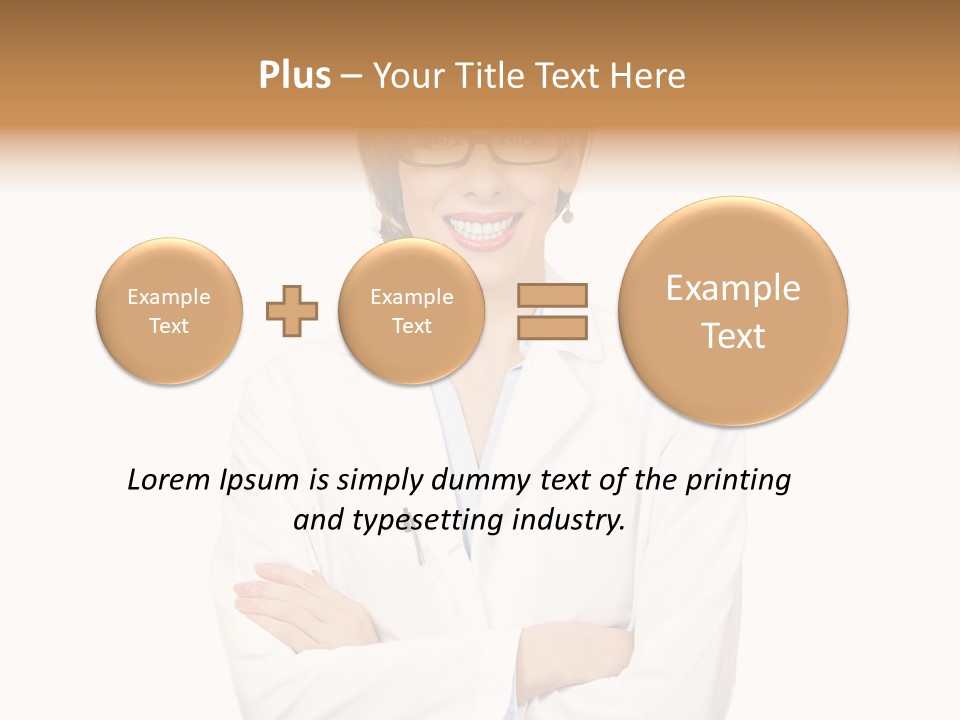 Downtown Illustration Shape PowerPoint Template