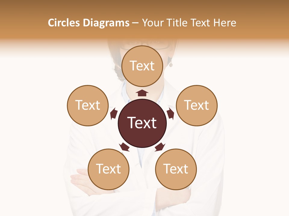 Downtown Illustration Shape PowerPoint Template