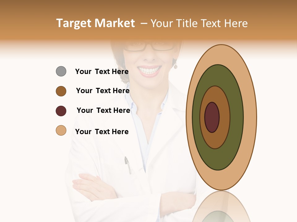 Downtown Illustration Shape PowerPoint Template