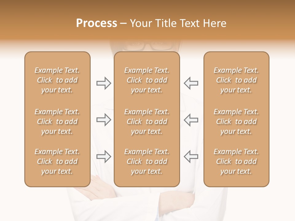 Downtown Illustration Shape PowerPoint Template