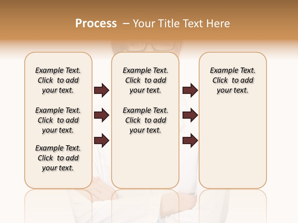 Downtown Illustration Shape PowerPoint Template