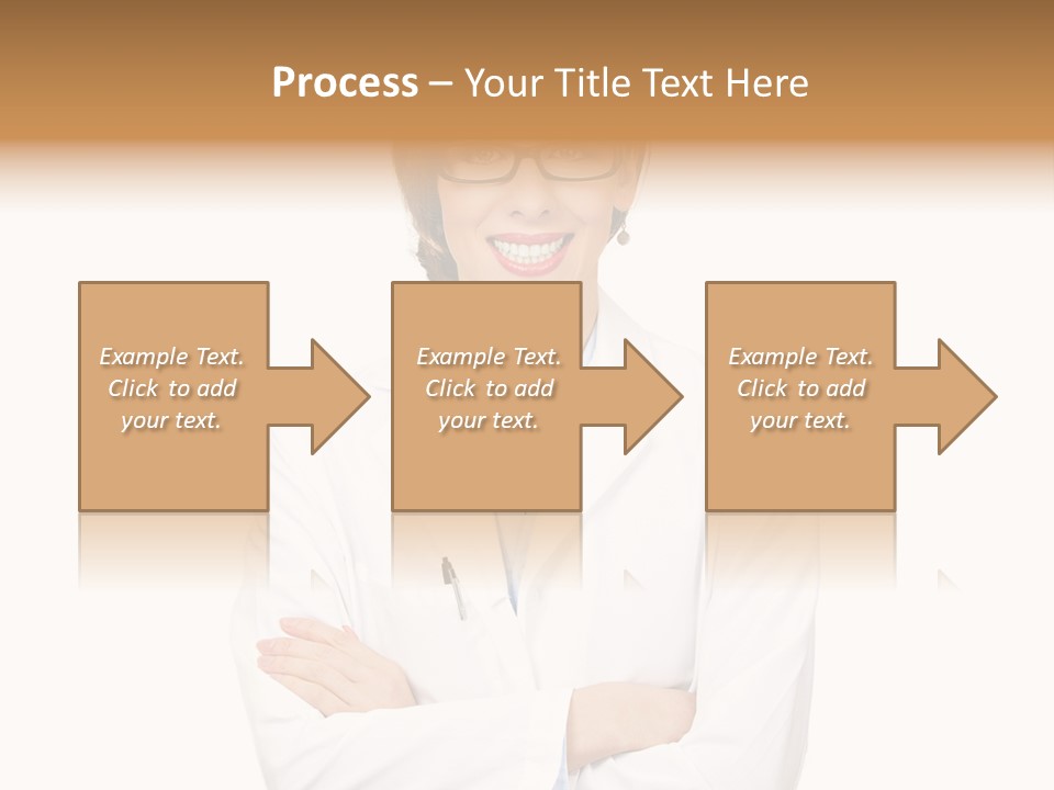 Downtown Illustration Shape PowerPoint Template