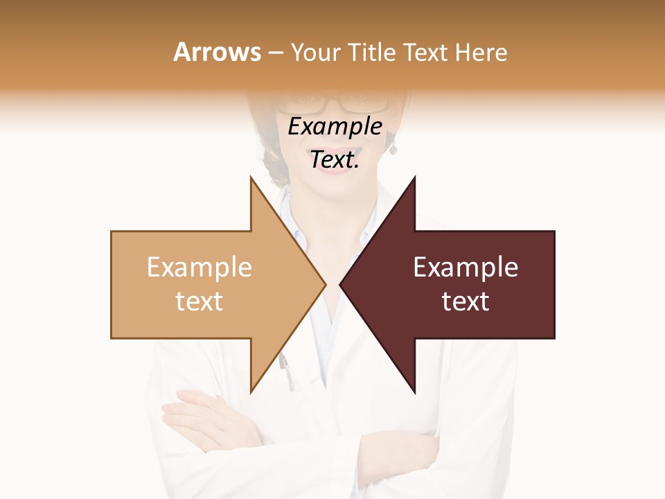 Downtown Illustration Shape PowerPoint Template