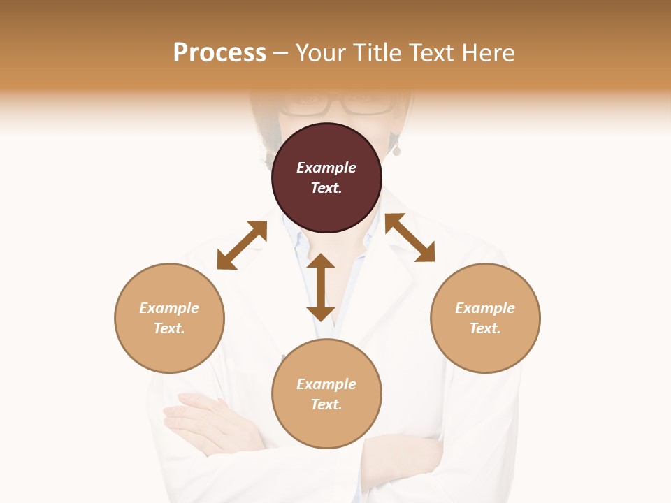 Downtown Illustration Shape PowerPoint Template