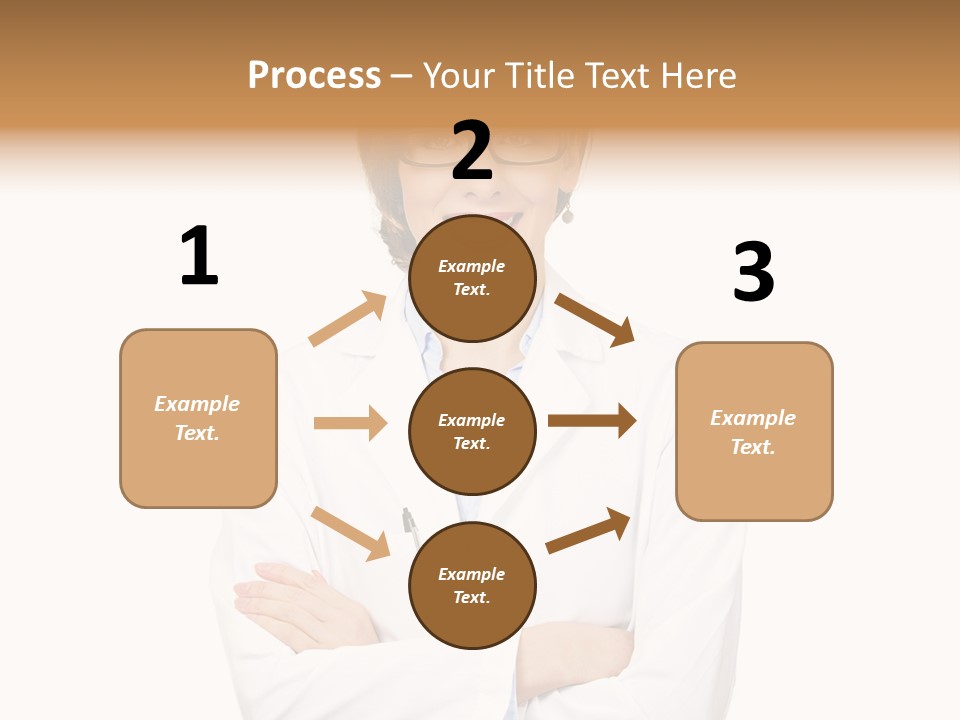 Downtown Illustration Shape PowerPoint Template