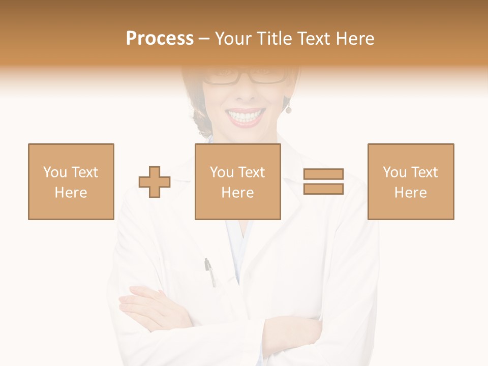 Downtown Illustration Shape PowerPoint Template