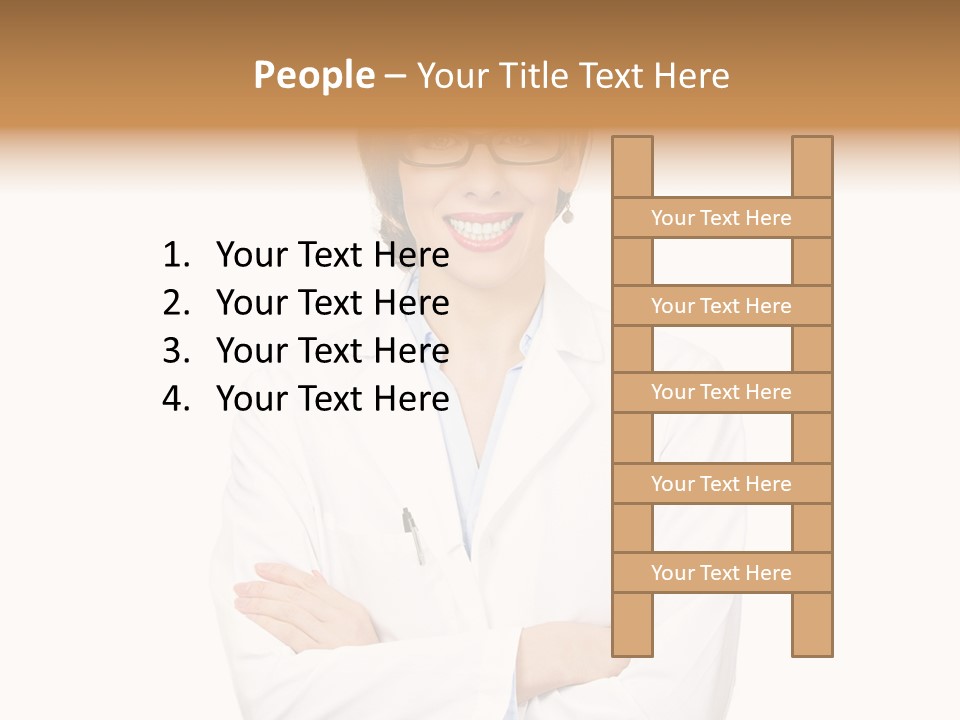 Downtown Illustration Shape PowerPoint Template