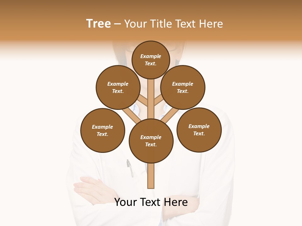 Downtown Illustration Shape PowerPoint Template