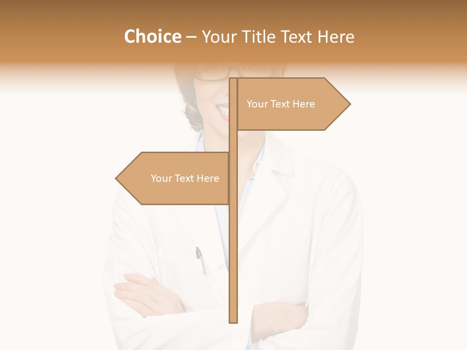 Downtown Illustration Shape PowerPoint Template