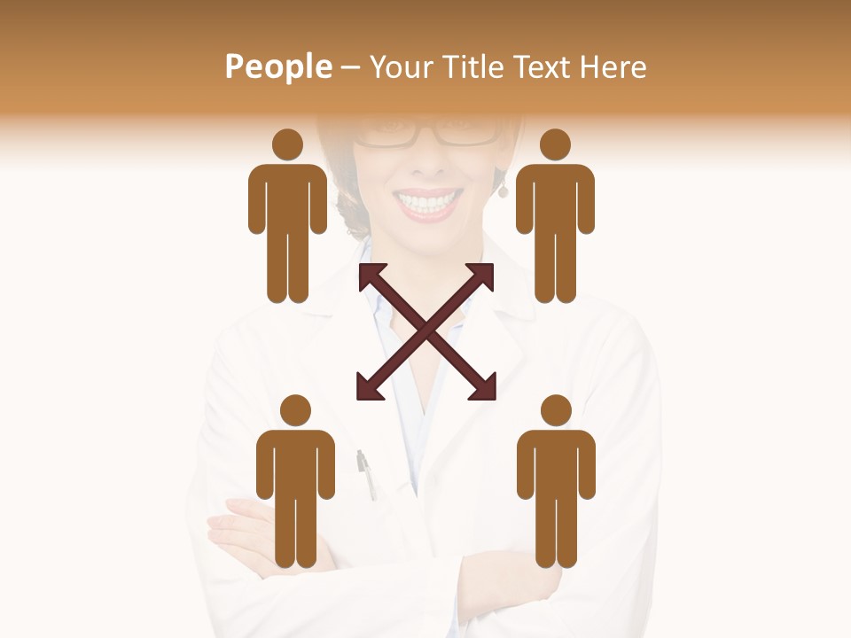 Downtown Illustration Shape PowerPoint Template