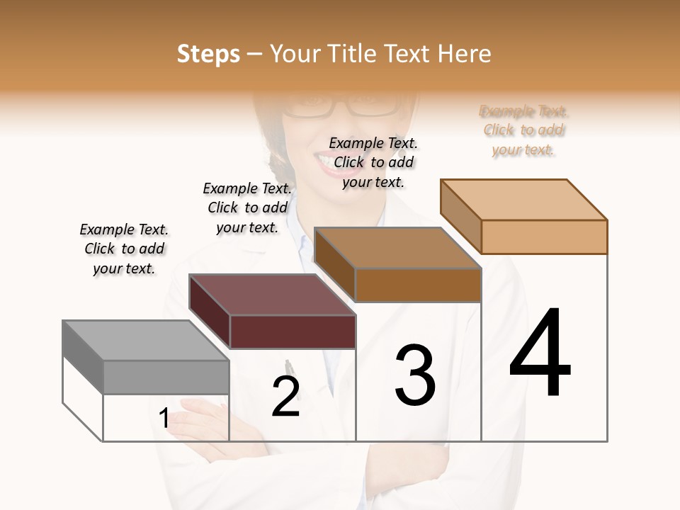 Downtown Illustration Shape PowerPoint Template