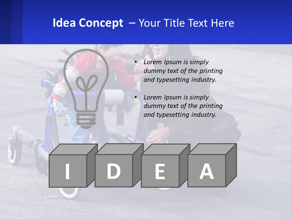 Design Grey Earth PowerPoint Template