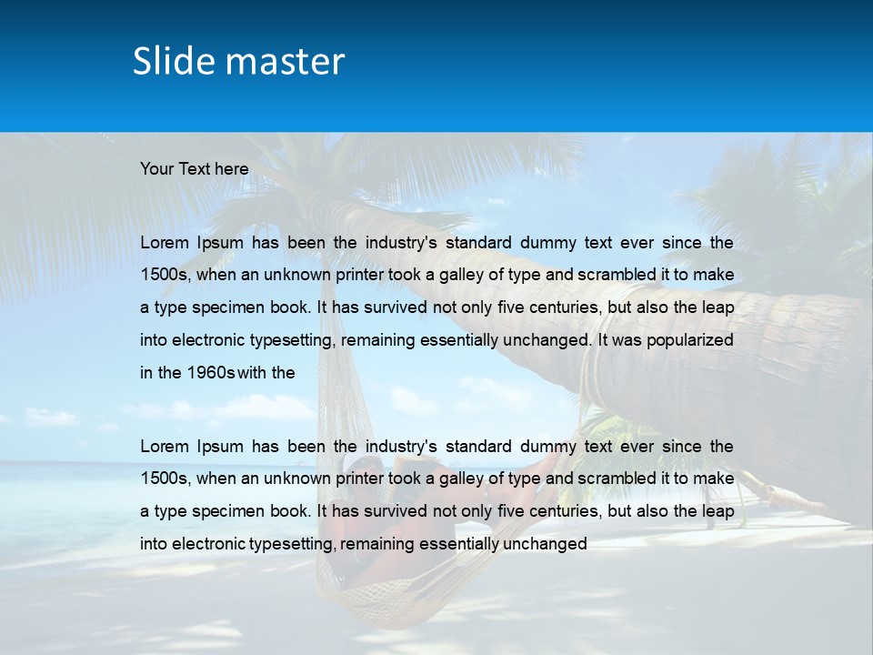 Tall Abstract Concept PowerPoint Template
