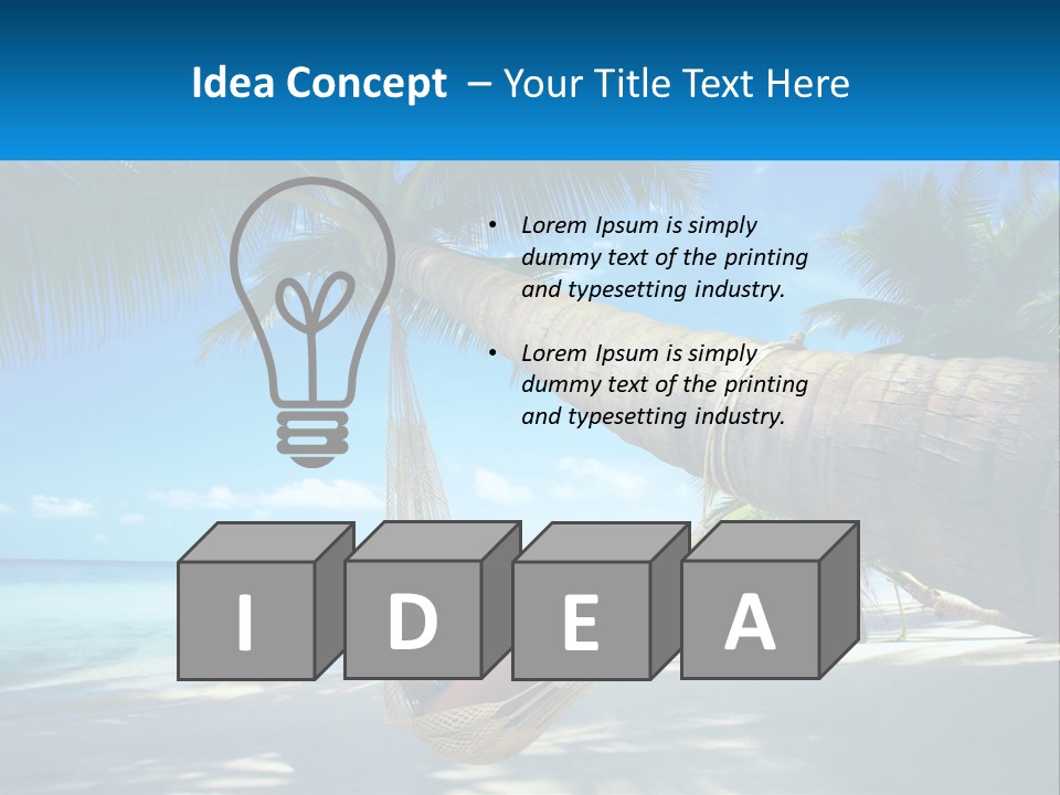 Tall Abstract Concept PowerPoint Template