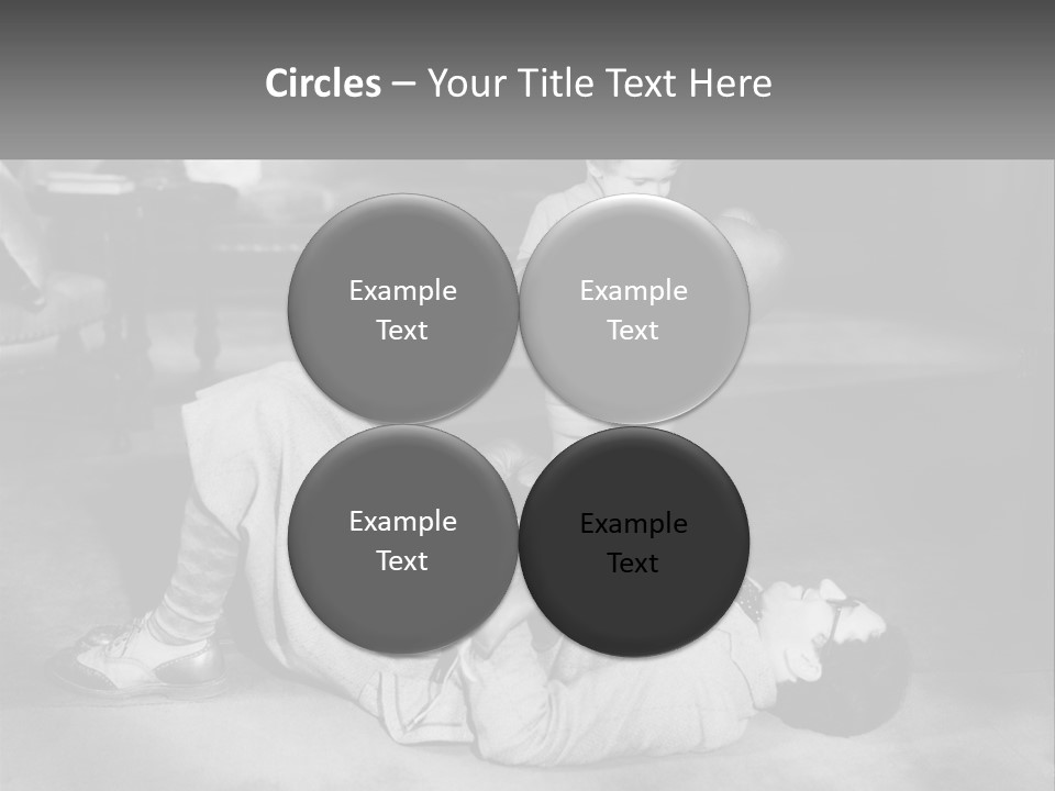 Comedy Humorous Two People PowerPoint Template