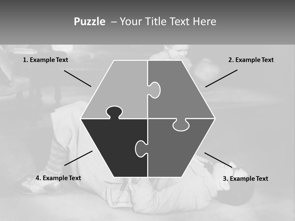 Comedy Humorous Two People PowerPoint Template