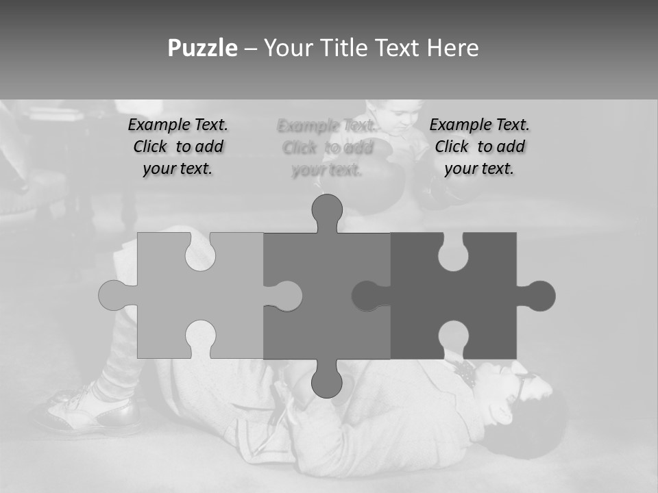 Comedy Humorous Two People PowerPoint Template