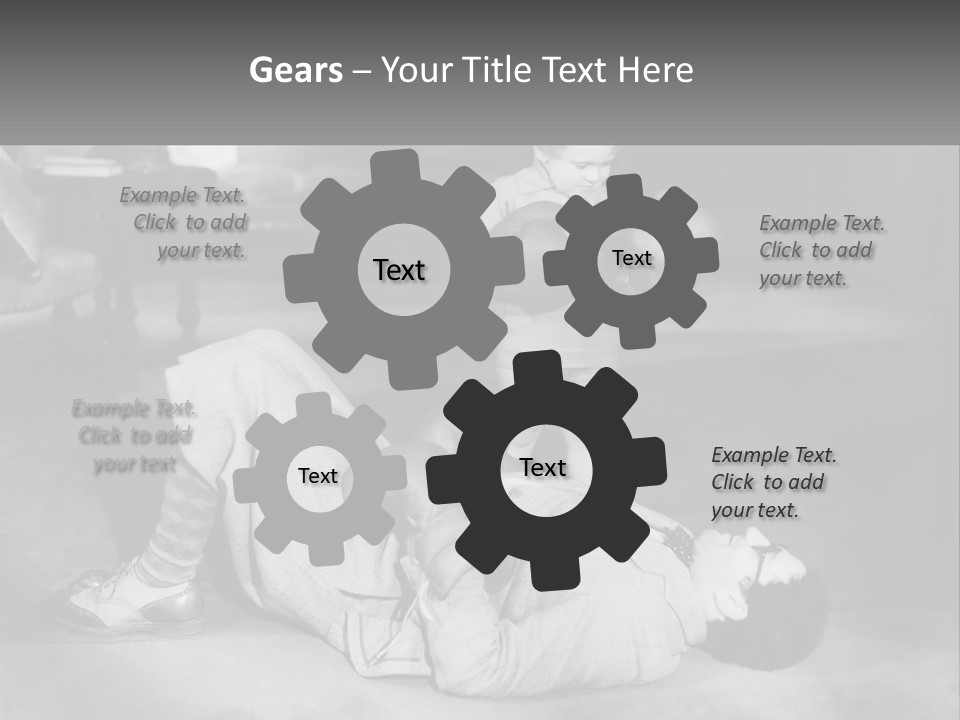 Comedy Humorous Two People PowerPoint Template