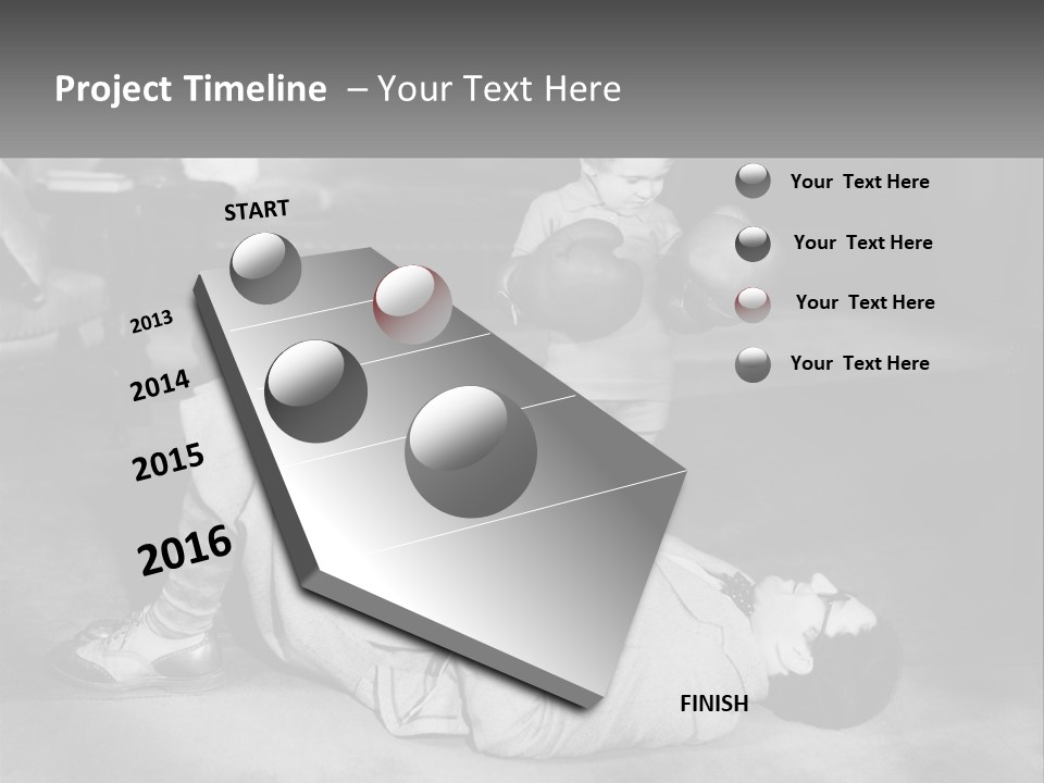 Comedy Humorous Two People PowerPoint Template