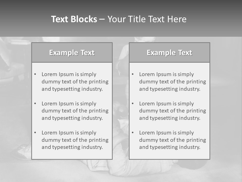 Comedy Humorous Two People PowerPoint Template