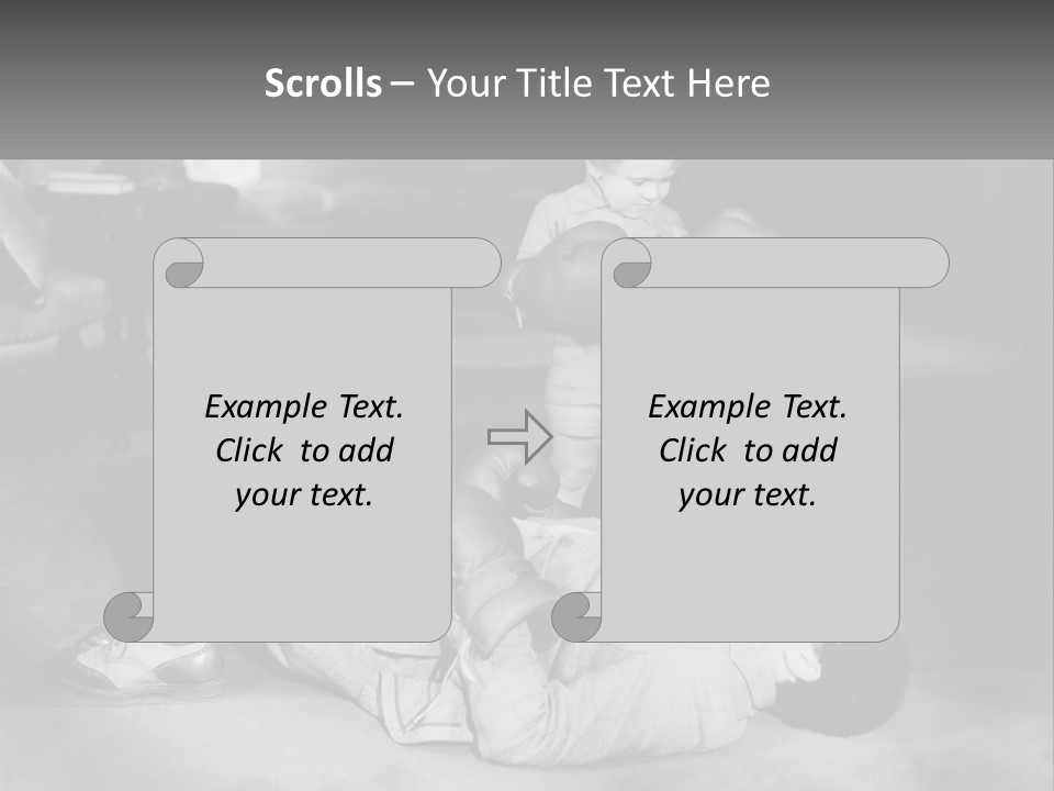 Comedy Humorous Two People PowerPoint Template