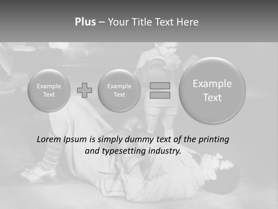 Comedy Humorous Two People PowerPoint Template