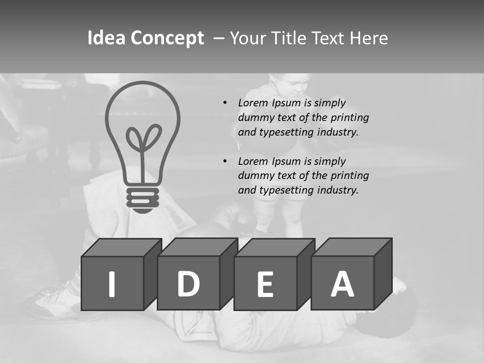 Comedy Humorous Two People PowerPoint Template