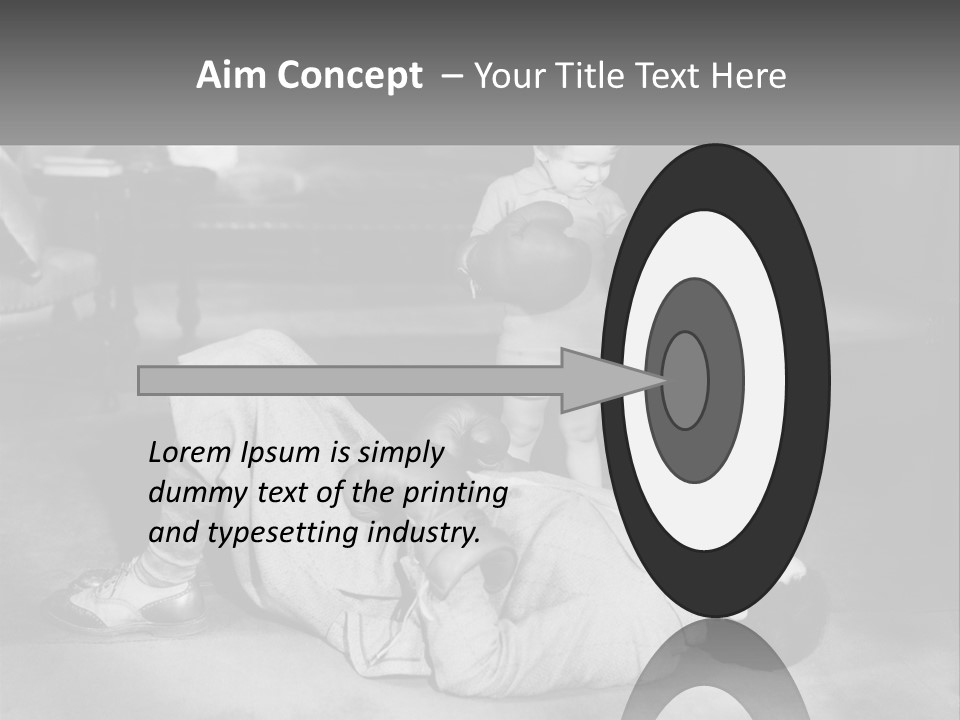 Comedy Humorous Two People PowerPoint Template