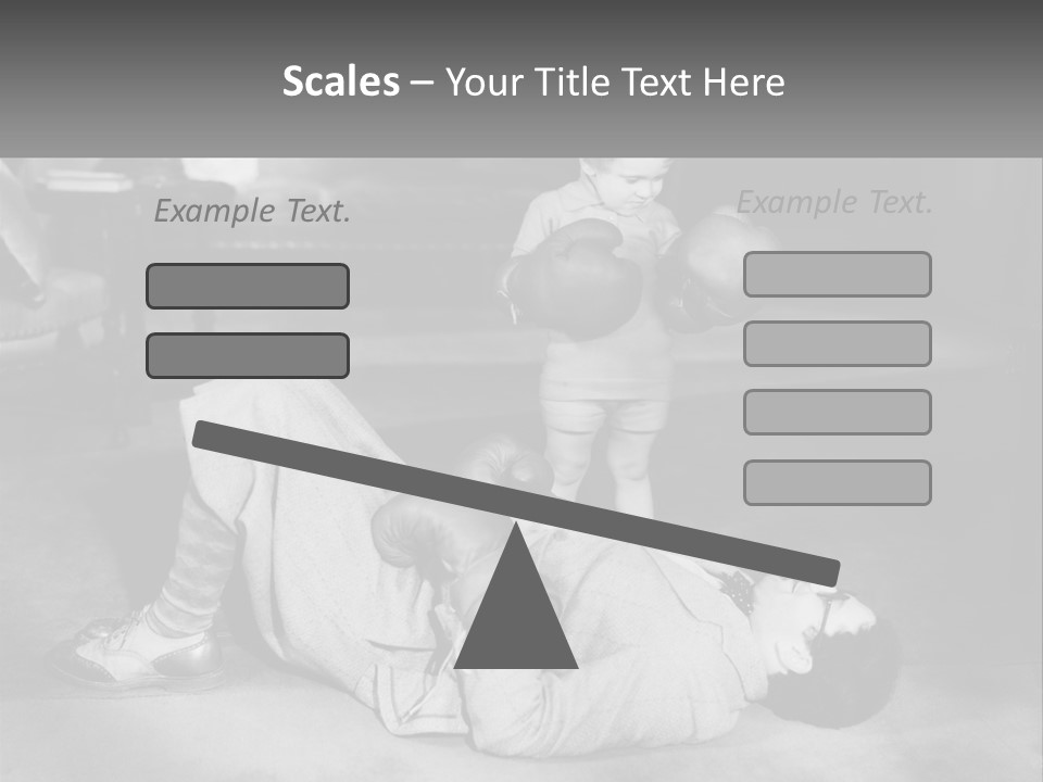 Comedy Humorous Two People PowerPoint Template