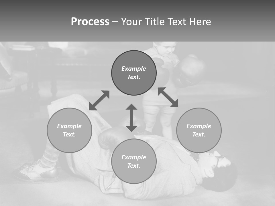 Comedy Humorous Two People PowerPoint Template