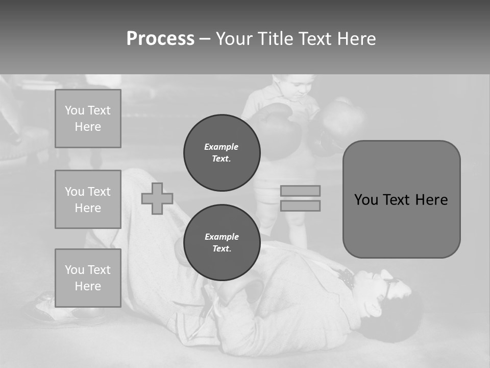 Comedy Humorous Two People PowerPoint Template