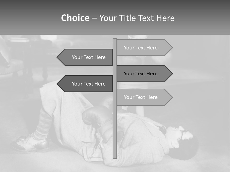 Comedy Humorous Two People PowerPoint Template