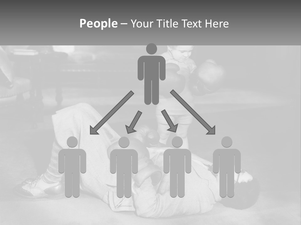 Comedy Humorous Two People PowerPoint Template
