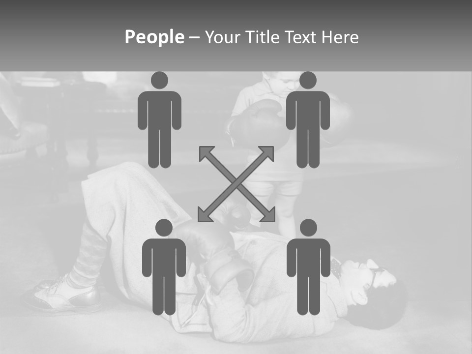 Comedy Humorous Two People PowerPoint Template