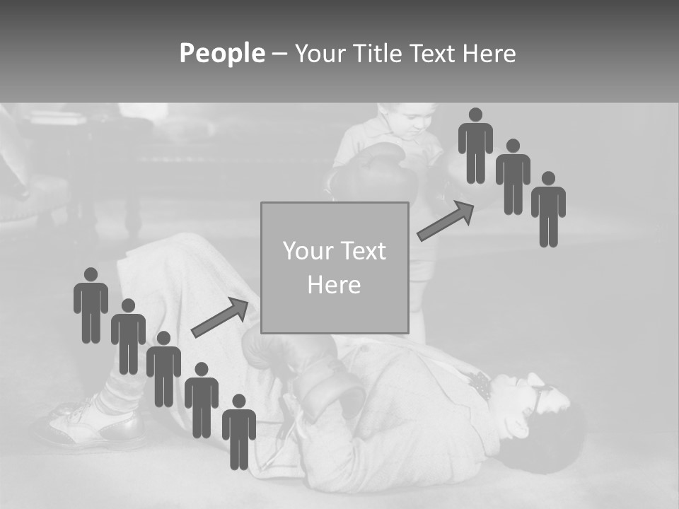 Comedy Humorous Two People PowerPoint Template